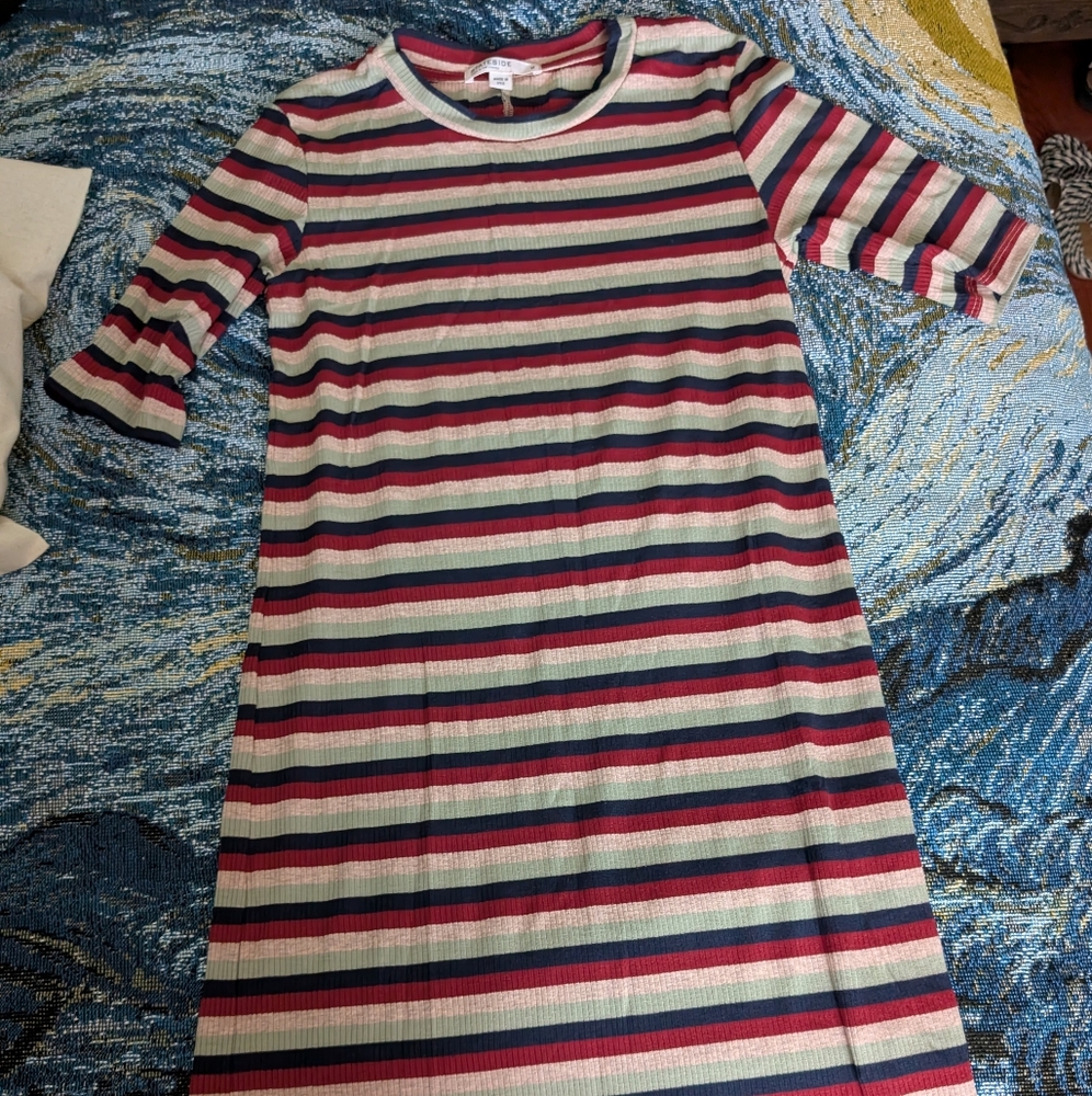 Anthropologie Striped Multicolor Dress